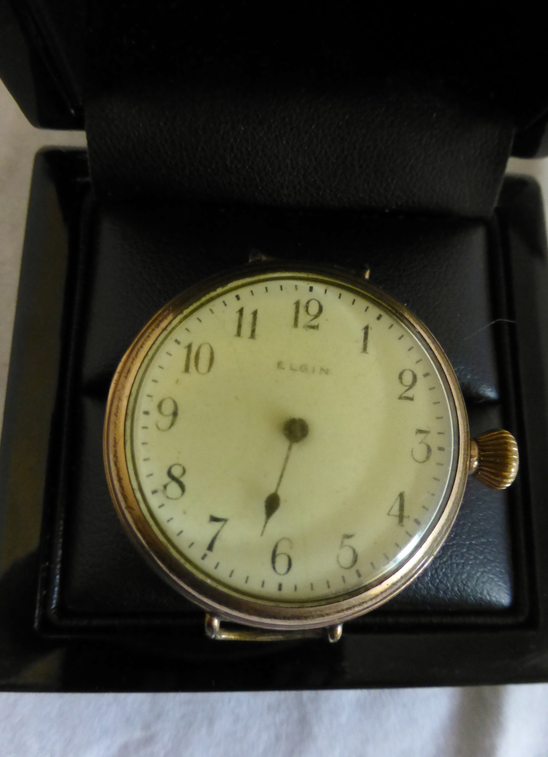 Gold plated Elgin wristwatch