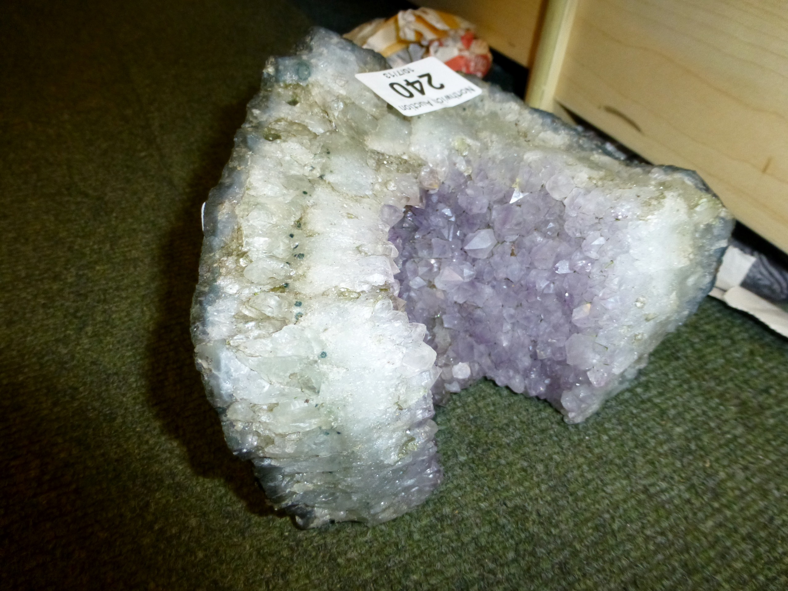 Large amethyst rock