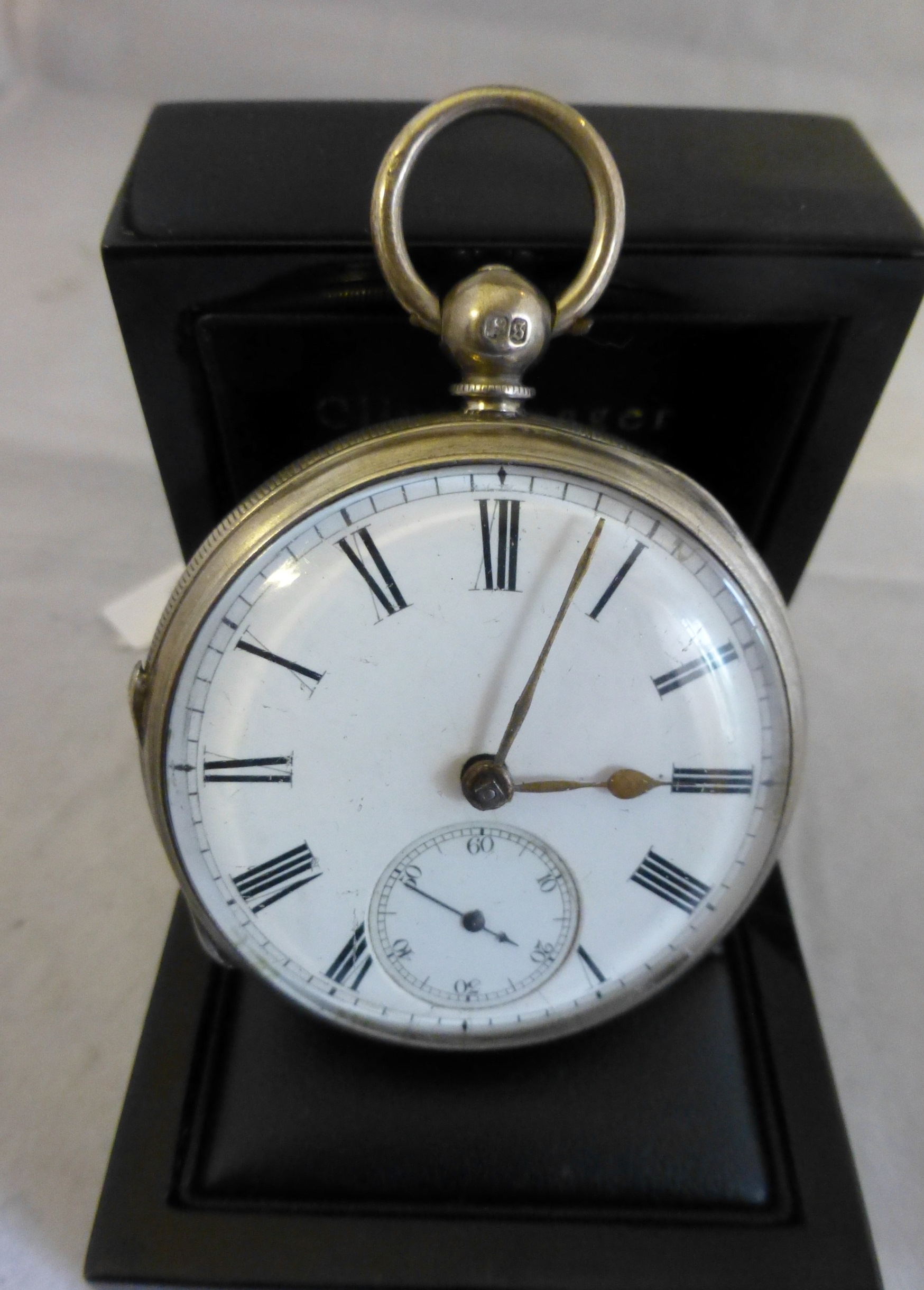 Hallmarked silver pocket watch