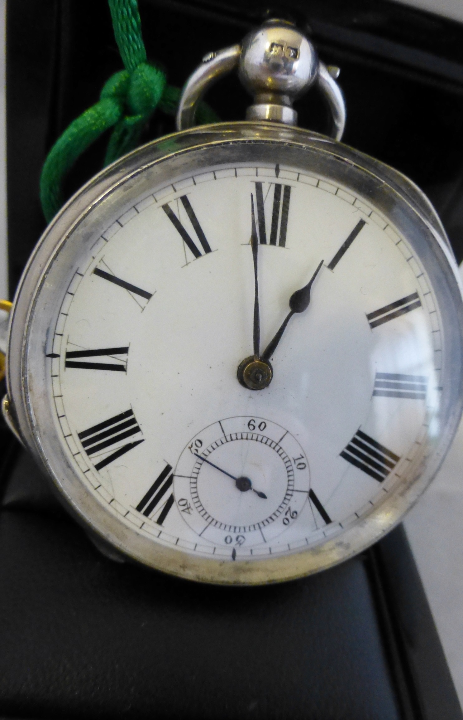 Hallmarked silver pocket watch