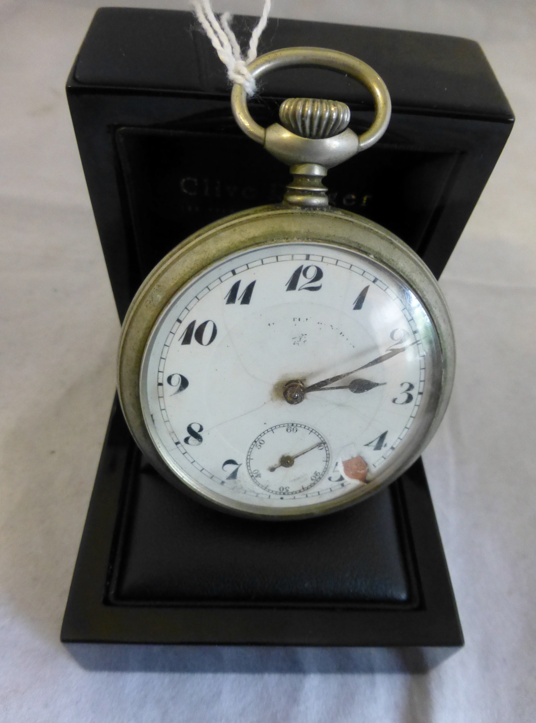 1920s Junghans pocket watch with 9ct gold hands ASpl