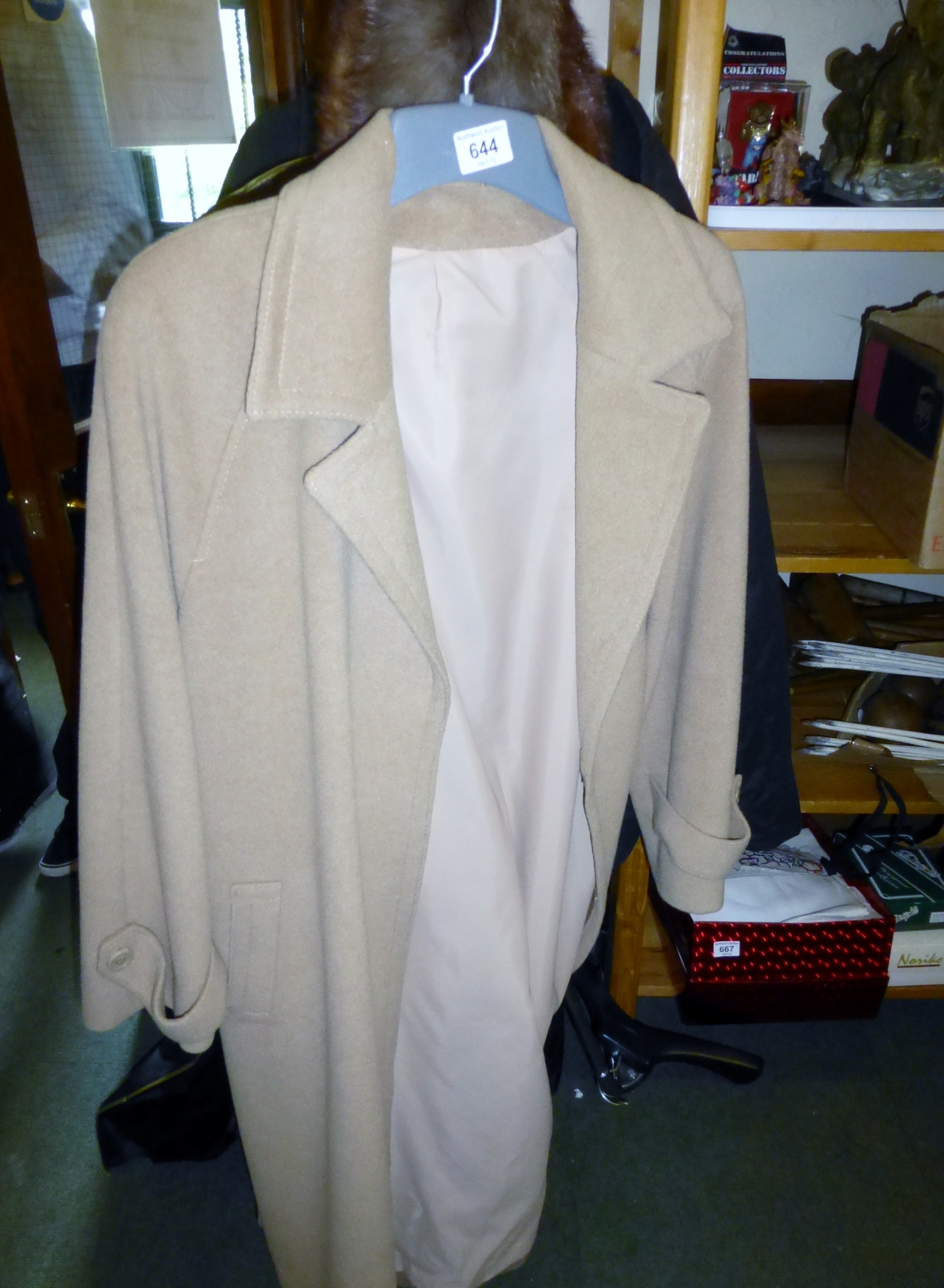 Ladies Townware cashmere wool coat, size 18