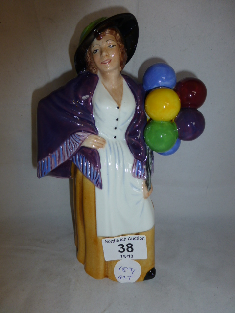 Royal Doulton figurine ( young ) Balloon Lady HN2935