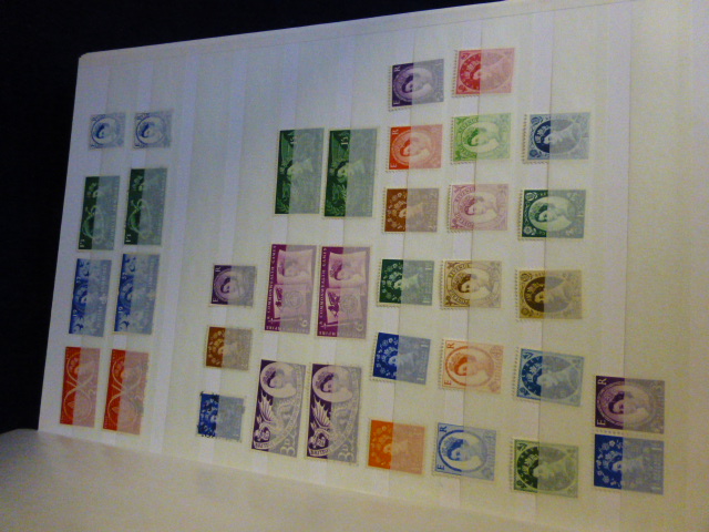 Album of GB stamps