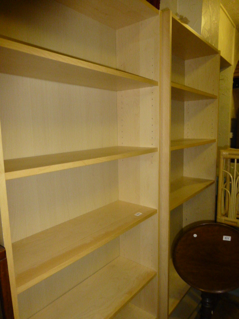 Pair of Ikea Billy bookcases