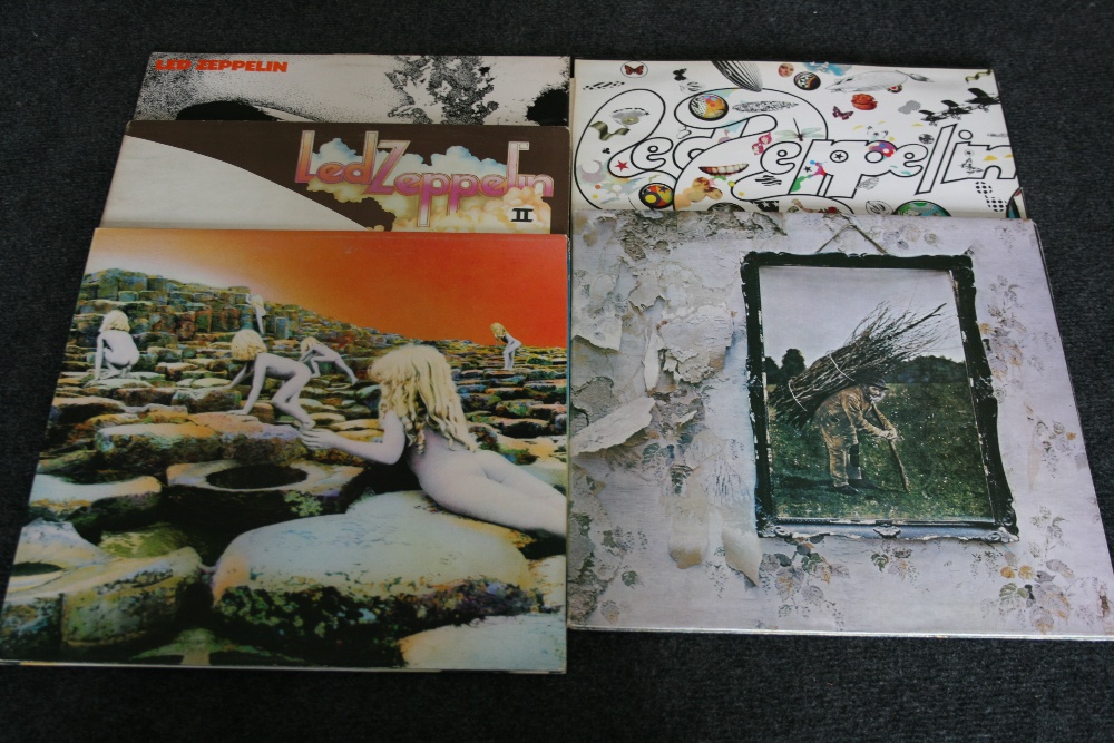 LED ZEPPELIN - Collection of 5 LP's UK Pressings to include S/T (Atlantic, K 40031, Matrix - 588171)