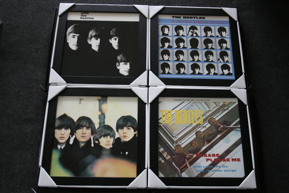 THE BEATLES - four limited Edition Coalport porcelain plaques of A Hard Day's Night, With the