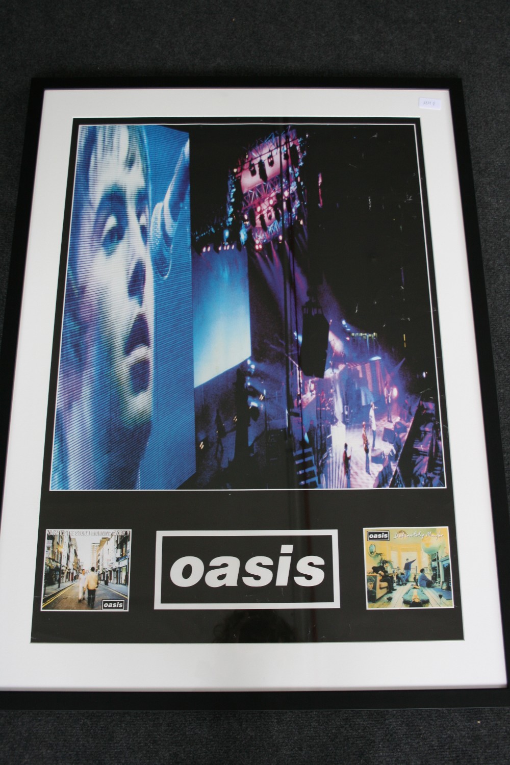 OASIS - rare promotional poster (approx 24"x34") to promote What's The Story Morning Glory and