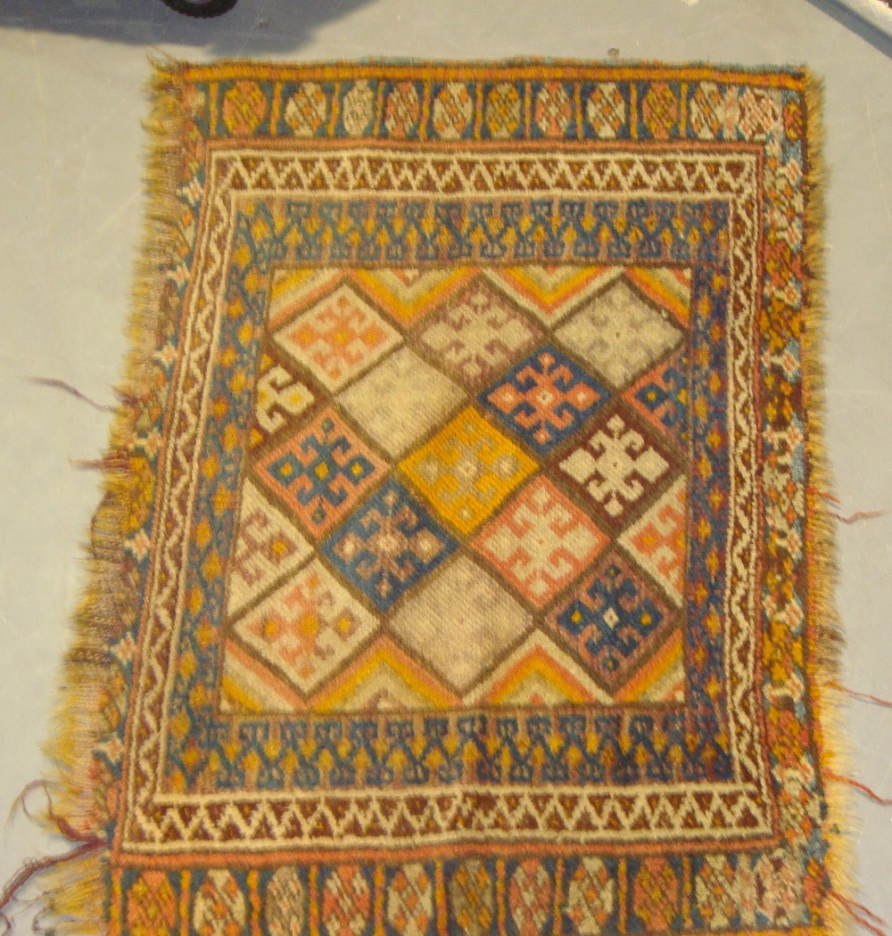 Kazak bag face rug