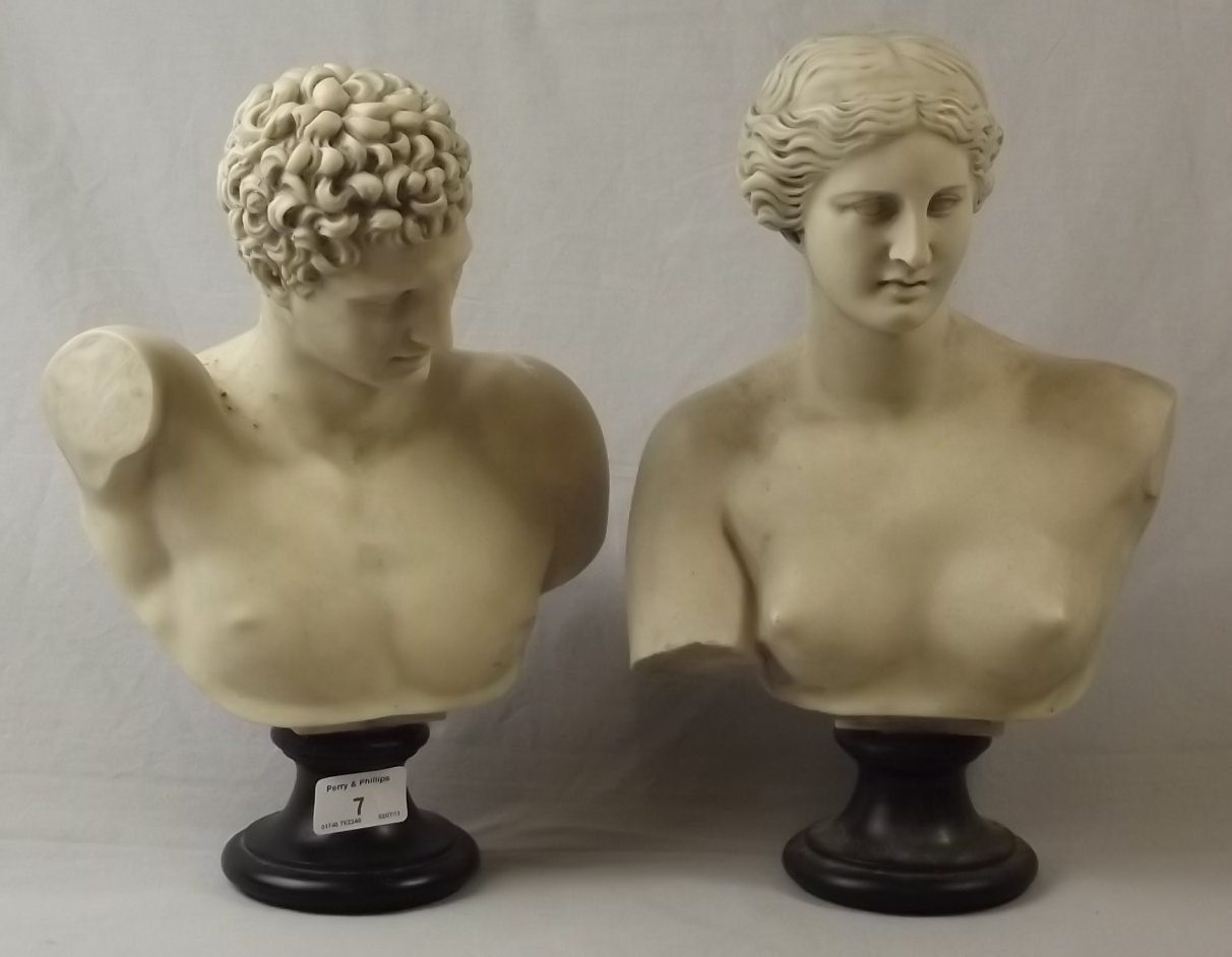 Pair of Roman Style Busts