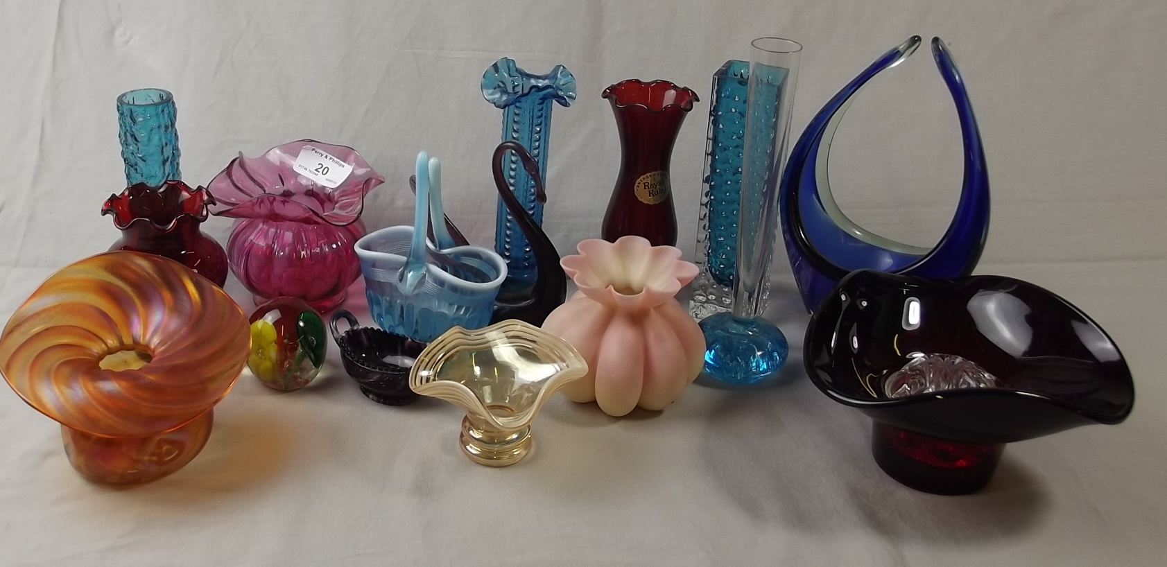 Quantity of Victorian and Later Coloured Glass