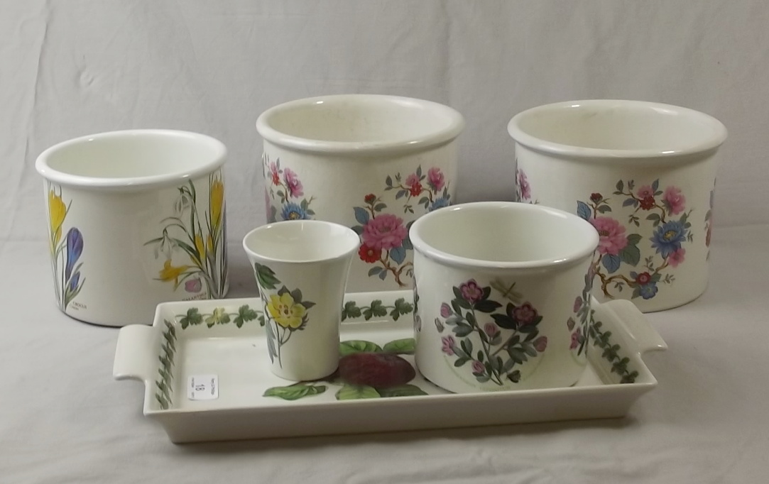 Six Pieces of Portmeirion Pottery