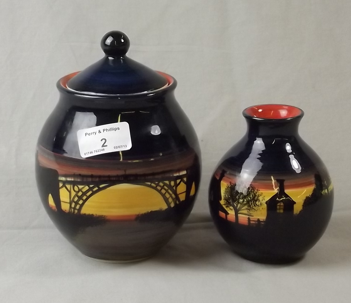Two Coalport Museum Porcelain Pots