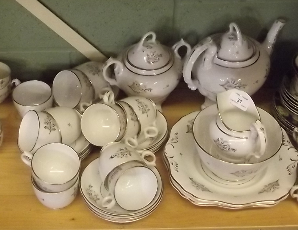 Victorian Staffordshire Twelve Setting Tea Service.