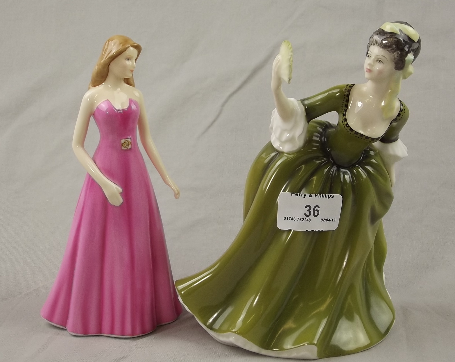 Royal Doulton Figure "Simone" HN 2378 and Royal Doulton "Pisces" Figure HN 5347.