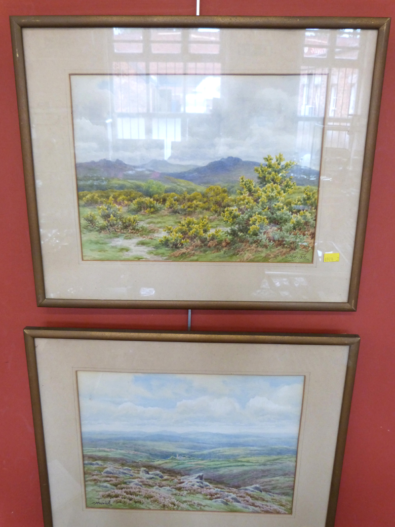 Two watercolours by Morrish. Condition report: see terms and conditions.