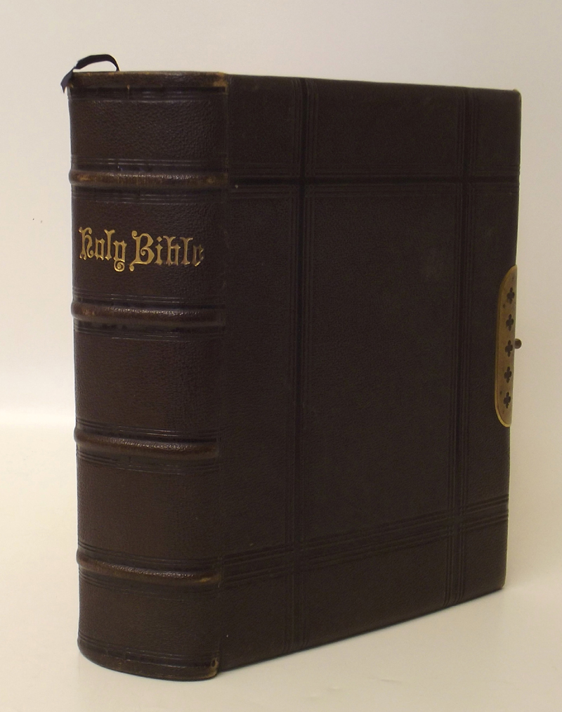 Holy Bible dated 1882.  Condition report: see terms and conditions