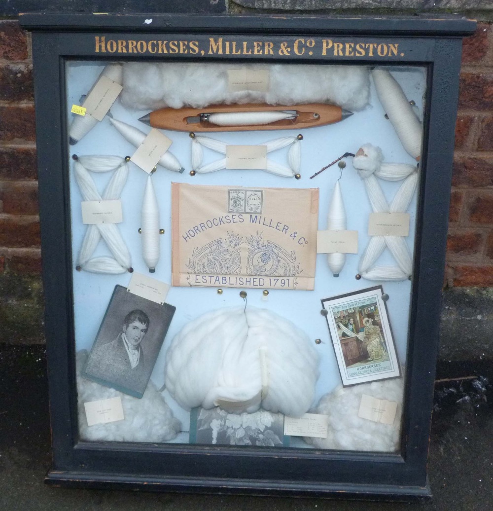 Horrocks, Miller & Co. cotton display.