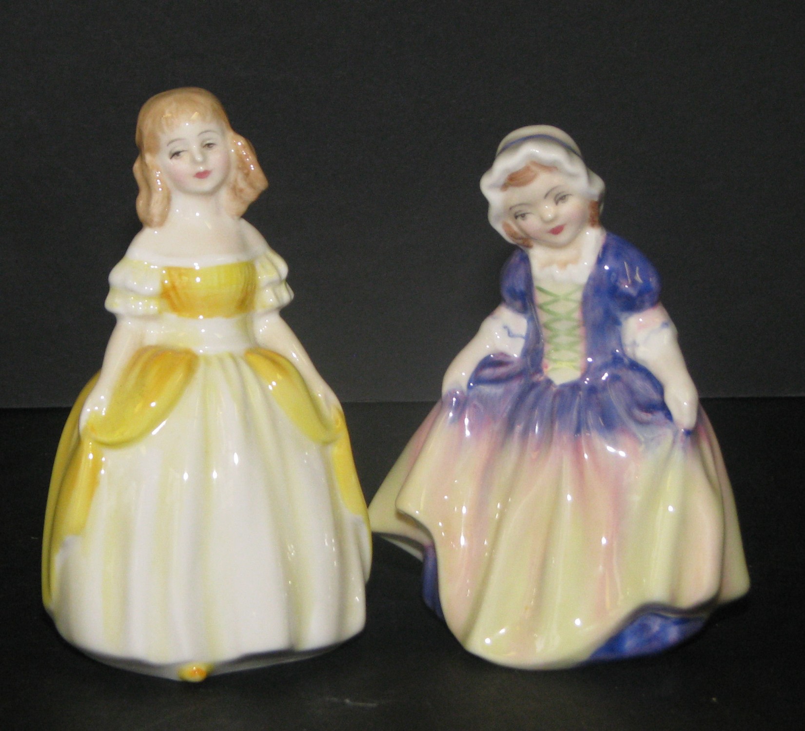 2 Small Royal Doulton Figurines "Dinky Do HN1678" and "Penny HN2424"