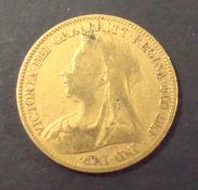 Victoria gold half sovereign 1897