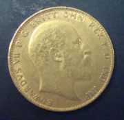 Edward VII gold sovereign 1903