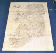 Arrowsmith 1811 hand coloured engraved map of Northern and Southern Ireland, Engraved by Edward