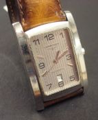 Gents Longines wristwatch, automatic with date aperture and tank case