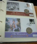 Collection of British Coronation coin covers 1953-2003