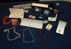 Collection of various general costume jewellery