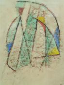 PETER WARD (1932-2003) `Towards Freedom 15` mixed media on paper 29cm x 22cm