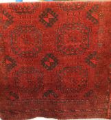 Afghan wool rug, 128cm x 170cm