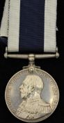 Naval George V Medal LSGC to 123914 I. J.Chalk, SPO HMS Victory