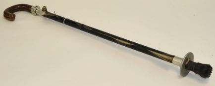 A shooting sword stick, overall 80cm