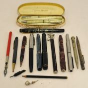 A collection of various Fountain Pens