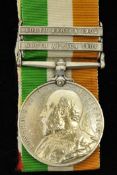 Edward VII Medal 1902, 1903, South Africa bar with miniature to 5132 Corporal A.Smallwood