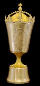 Pobjoy Mint 1977 Queen`s Silver Jubilee goblet, limited edition