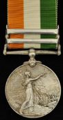 Edward VII Medal with South Africa bars 1903, 1904 to Lt W.S.Herbert, Marshalls Horse
