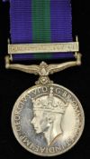 George VI Medal with Palestine bar 1945-48 to AS.17710 Private M. Mohomane A.P.C.