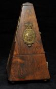 A French rosewood Metronome, 24cm