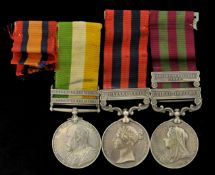 An interesting Victorian group of 3 awarded to Sergeant Saddler E.Bliss, Royal Artillery,