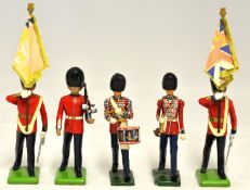 A boxed set of British Heritage Toy Soldiers `Drums and Buglers` Yorvic, also Nine Ducal