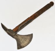 A 19th century boarding axe, 43cm long