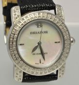 Briator diamond set wristwatch, boxed as new