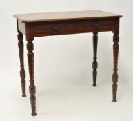 Edwardian mahogany side table 76cm