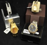 Four as new Gents Ingersoll, Accurist watch of London, Dazzle and Klaus-Kobec watches