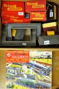 Various mixed Triang accessories and track t/w Playcraft railway set