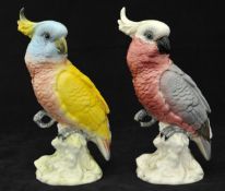 Two Beswick cockatoo birds model 1180, 21cm,