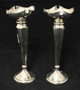 A pair of silver spills, 18cm
