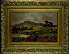 HENRY DEACON HILLIER (1858-1930) `Ben Cruachan’ oil on canvas, signed and titled to verso 29cm x