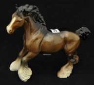 A Beswick Shire Hire, 26cm high